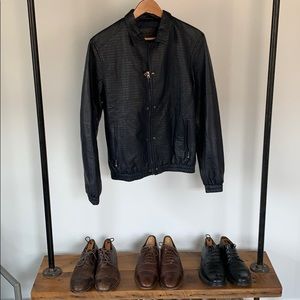 Bugatchi Designer Leather Jacket